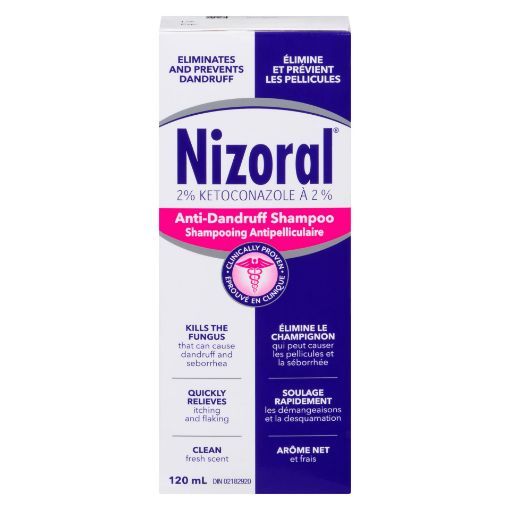 Picture of NIZORAL SHAMPOO - 2% KETOCONAZOLE 120ML